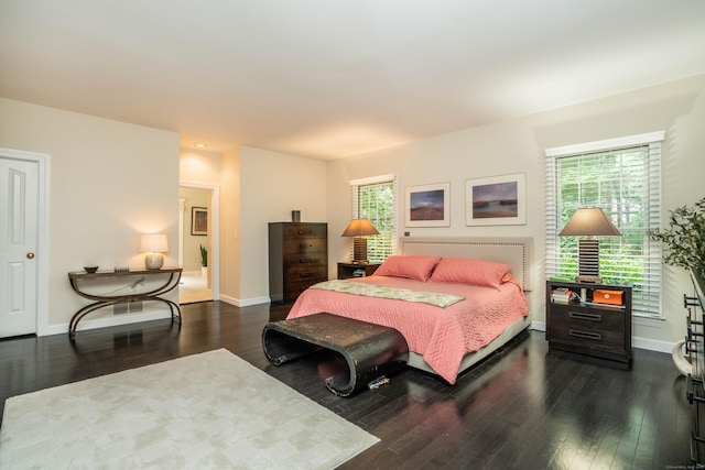 6 Salisbury Way, Farmington, CT 06032 - bedroom featuring dark wood-type flooring and baseboards