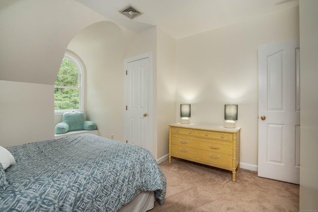 6 Salisbury Way, Farmington, CT 06032 - bedroom featuring light colored carpet and lofted ceiling