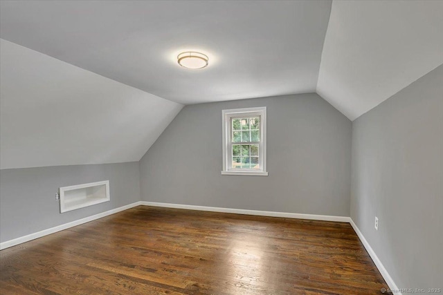 270 Hills St, East Hartford, CT 06118 - bonus room featuring vaulted ceiling and dark wood-style floors