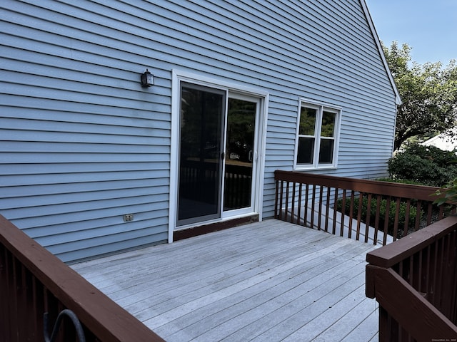 18 Daniel Dr Unit 18, East Windsor, CT 06088 - view of wooden deck