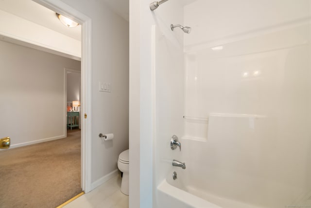 195 Crane Hollow Rd, Bethlehem, CT 06751 - bathroom featuring toilet and tub / shower combination