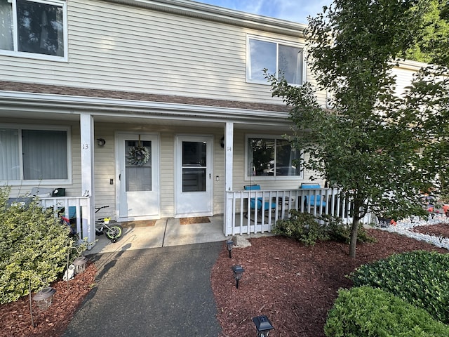 63 Coleman St Apt 14, East Haven, CT 06512 - property entrance with covered porch