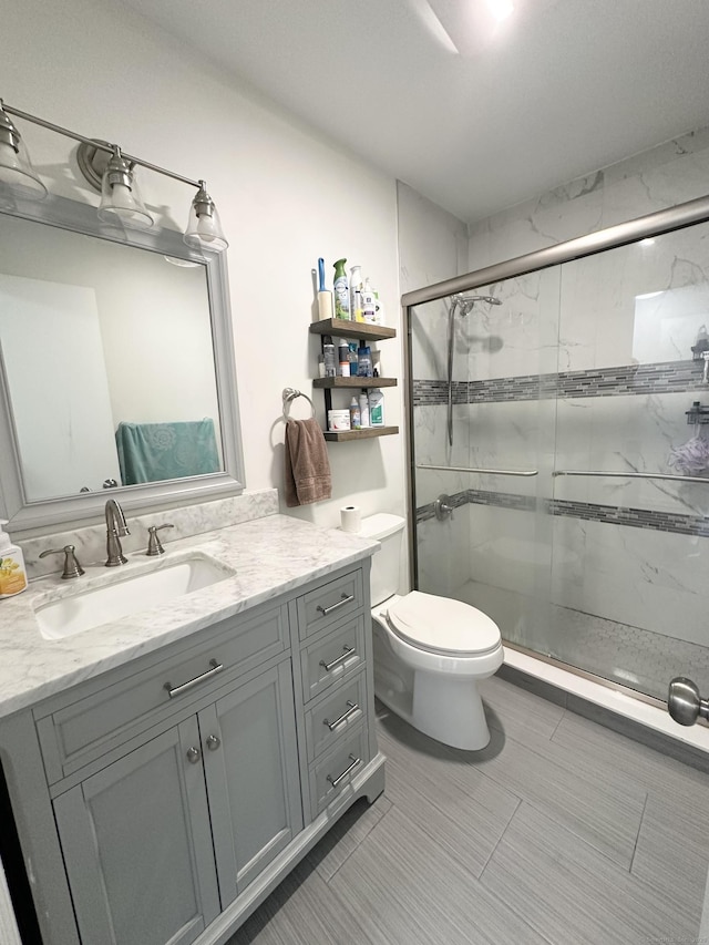 63 Coleman St Apt 14, East Haven, CT 06512 - bathroom with a shower stall and vanity