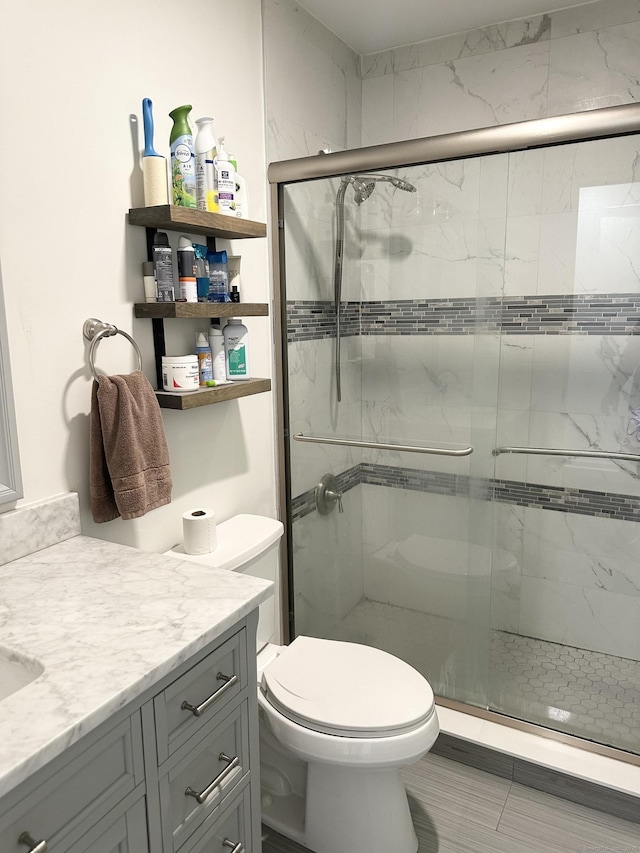 63 Coleman St Apt 14, East Haven, CT 06512 - full bathroom featuring vanity and a stall shower