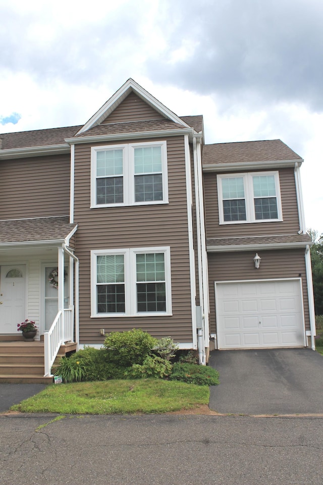 3 Holly Ln Unit 3, Farmington, CT 06085 - multi unit property with an attached garage, driveway, and a shingled roof
