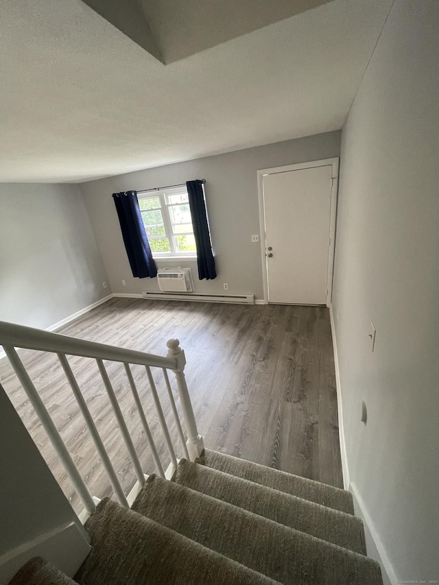 56 Elm St Apt 36, Enfield, CT 06082 - staircase with wood finished floors and baseboards