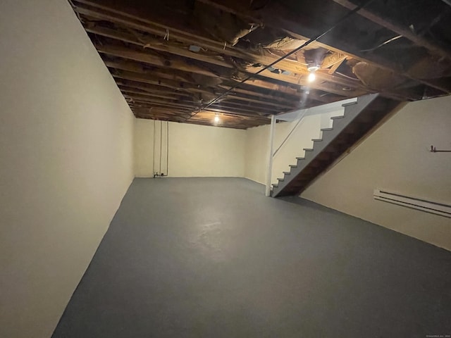 56 Elm St Apt 36, Enfield, CT 06082 - below grade area with stairway