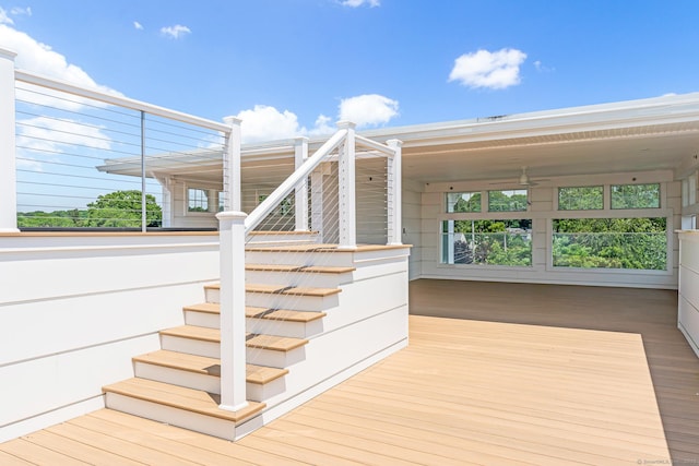 32 Broadway Ave, Stonington, CT 06355 - view of wooden terrace