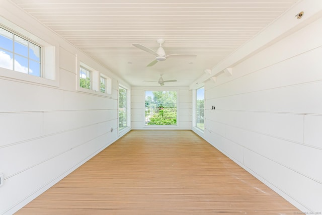 32 Broadway Ave, Stonington, CT 06355 - wooden deck with a ceiling fan