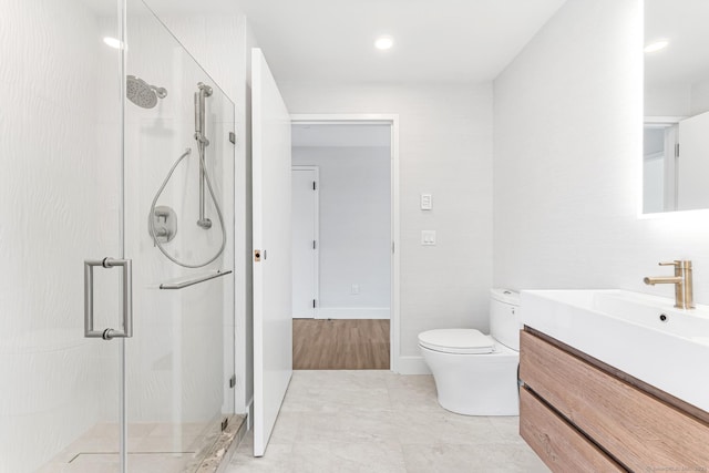 32 Broadway Ave, Stonington, CT 06355 - bathroom with vanity and a shower stall