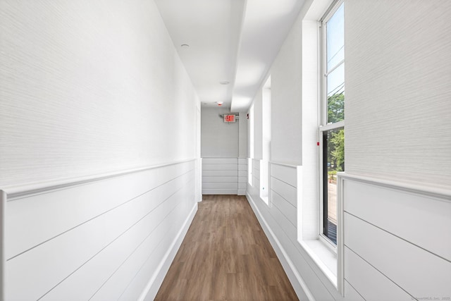 32 Broadway Ave, Stonington, CT 06355 - hall featuring wood finished floors