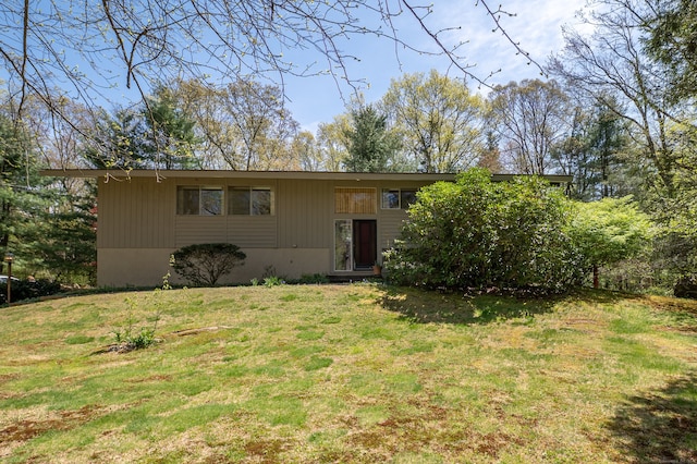 87 Pleasant Dr, Bethany, CT 06524 - view of front of property with a front lawn