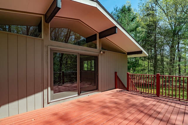 87 Pleasant Dr, Bethany, CT 06524 - view of deck