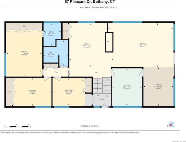 87 Pleasant Dr, Bethany, CT 06524 - view of property floor plan