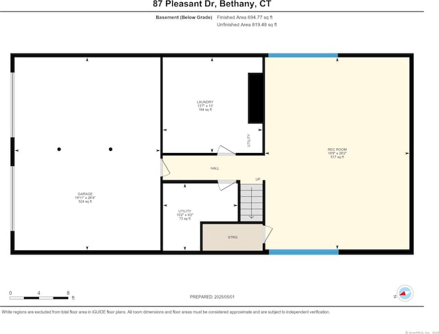 87 Pleasant Dr, Bethany, CT 06524 - view of room layout