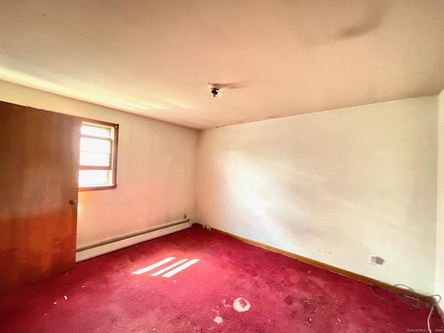 65 Masarik Ave, Stratford, CT 06615 - carpeted empty room with baseboard heating