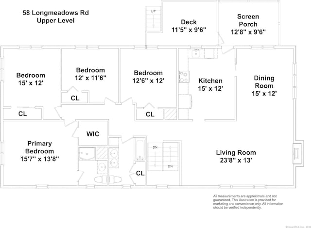 58 Longmeadows Rd, Wilton, CT 06897 - view of floor plan / room layout