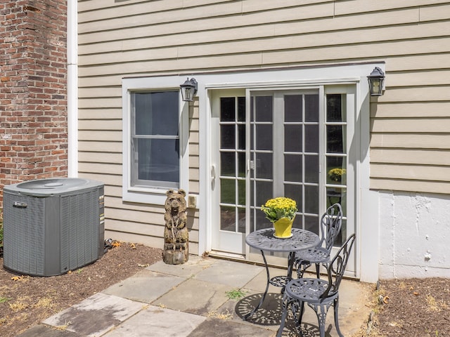 58 Longmeadows Rd, Wilton, CT 06897 - view of exterior entry featuring a patio area