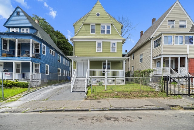 220 Hillside Ave, Waterbury, CT 06710 - view of front facade featuring covered porch