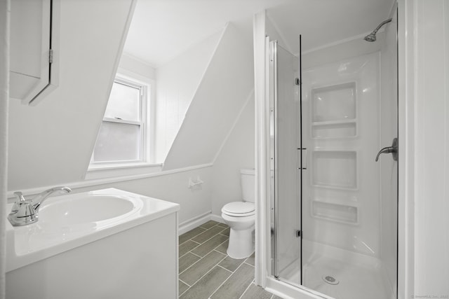 220 Hillside Ave, Waterbury, CT 06710 - bathroom featuring a shower stall and vanity