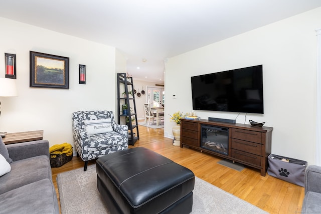 89 Honey Hill Rd, New Hartford, CT 06057 - living area with light wood finished floors and recessed lighting