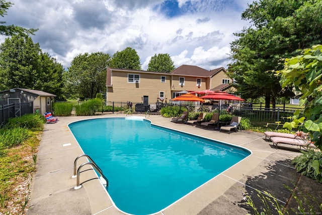 89 Honey Hill Rd, New Hartford, CT 06057 - view of swimming pool featuring a patio