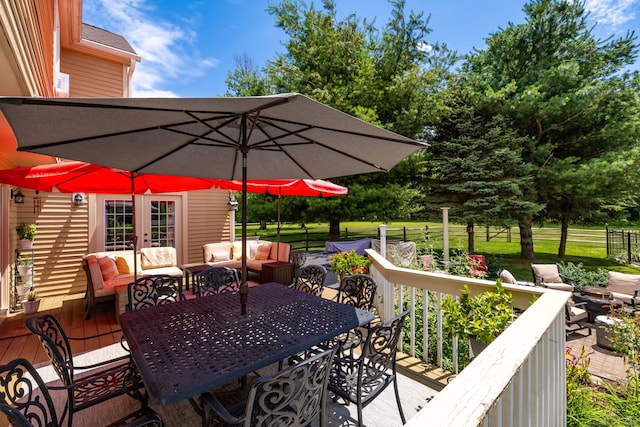 89 Honey Hill Rd, New Hartford, CT 06057 - wooden deck featuring outdoor lounge area and outdoor dining area