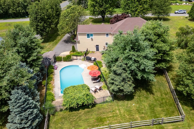 89 Honey Hill Rd, New Hartford, CT 06057 - aerial view of property and surrounding area featuring a pool area