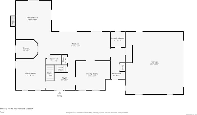 89 Honey Hill Rd, New Hartford, CT 06057 - view of room layout