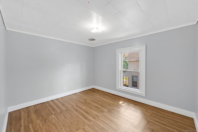 53 Wells Ave, East Hartford, CT 06108 - unfurnished room featuring ornamental molding and wood finished floors