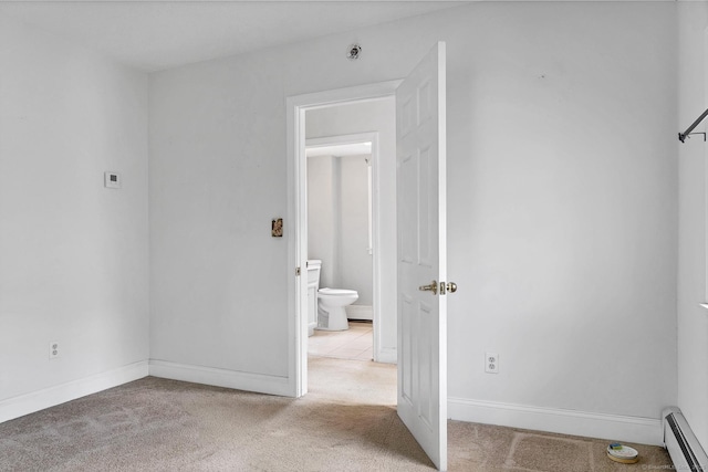 17 Walden Ave, New London, CT 06320 - unfurnished room with a baseboard heating unit and carpet floors