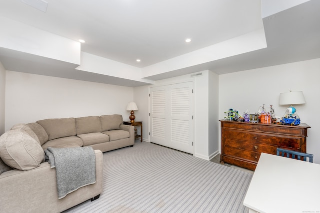 10 Pine Brook Ln Unit 10, Darien, CT 06820 - carpeted living area with recessed lighting