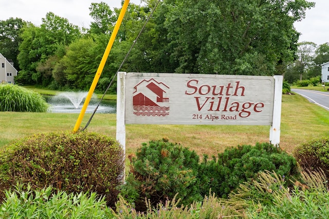 29 S Village Rd Unit 29, Branford, CT 06405 - community sign with a water view and a lawn