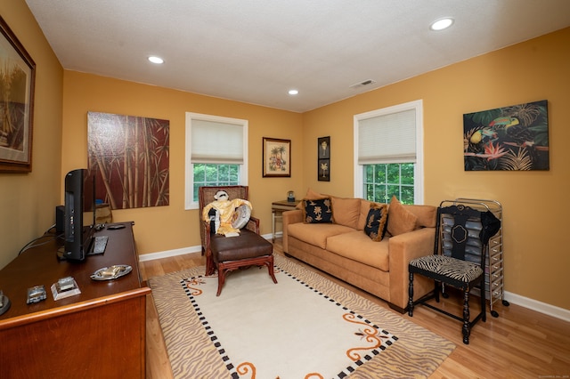 29 S Village Rd Unit 29, Branford, CT 06405 - living room featuring wood finished floors, plenty of natural light, and recessed lighting