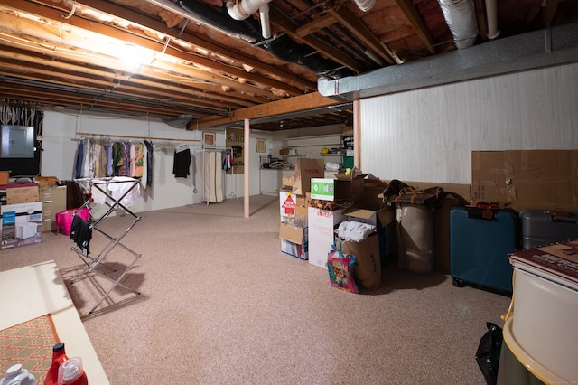 29 S Village Rd Unit 29, Branford, CT 06405 - unfinished basement featuring electric panel