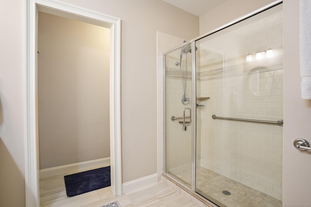 7 Still Water Cir Unit 7, Brookfield, CT 06804 - bathroom with a shower stall and baseboards