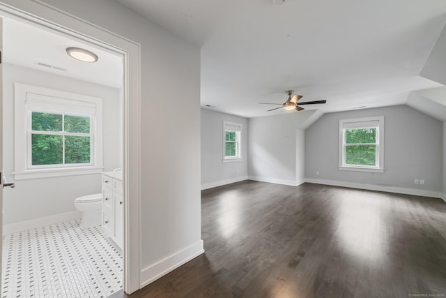 98A Tower Rd, Brookfield, CT 06804 - bonus room with wood finished floors, ceiling fan, and lofted ceiling