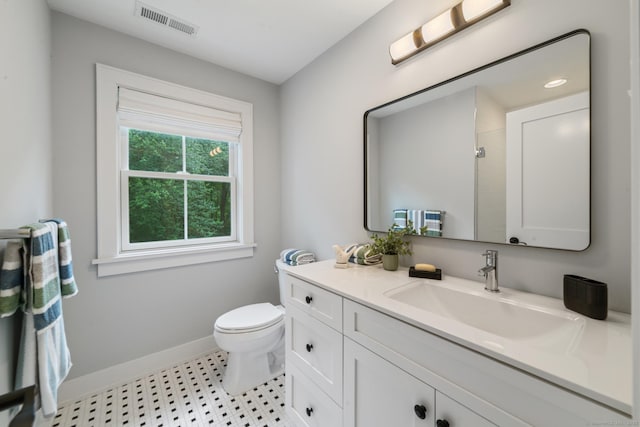 98A Tower Rd, Brookfield, CT 06804 - bathroom with vanity, tile patterned floors, and a shower