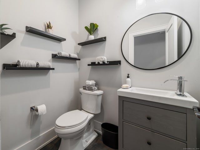 98A Tower Rd, Brookfield, CT 06804 - bathroom with vanity and wood finished floors