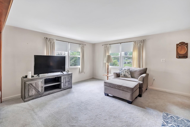 46 W St, Shelton, CT 06484 - carpeted living area with baseboards