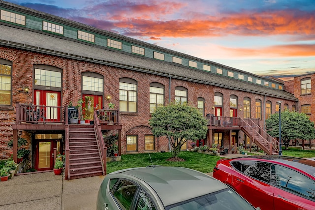33 Mechanic St Unit 204, Windsor, CT 06095 - property at dusk with stairway