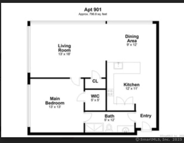 127 Greyrock Pl Apt 1401, Stamford, CT 06901 - view of room layout