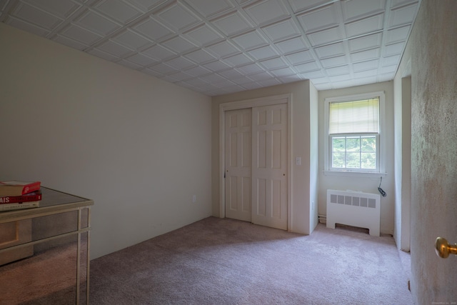 226 Stanwich Rd, Greenwich, CT 06830 - unfurnished bedroom with radiator, carpet, and a closet