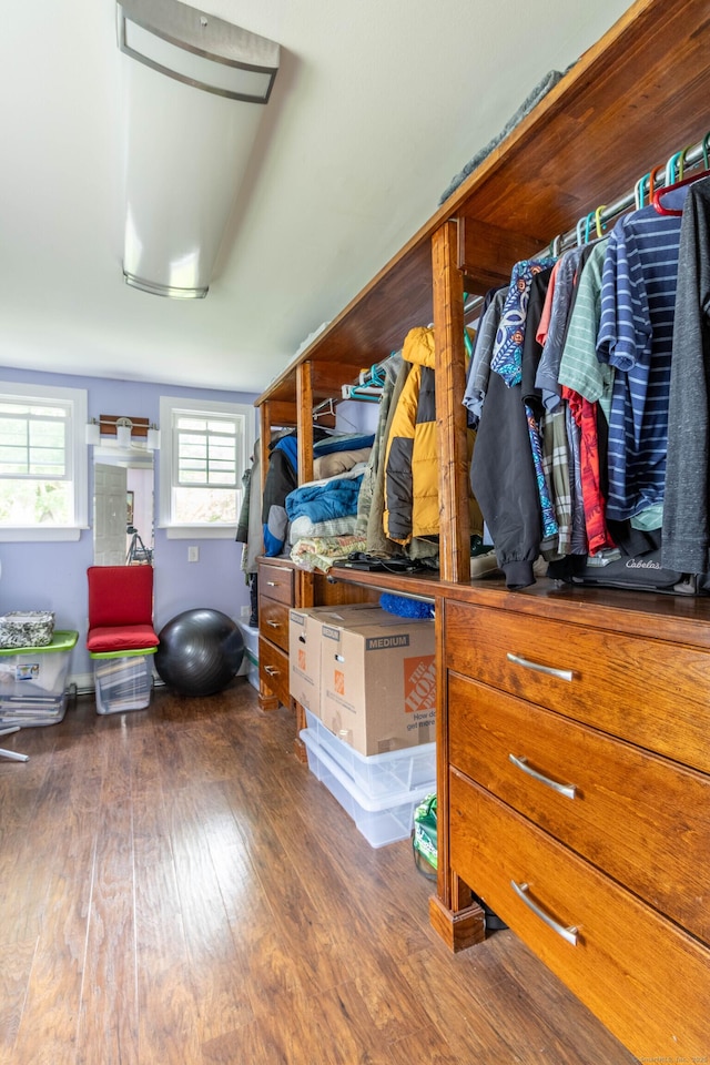 47 Silver St, Middletown, CT 06457 - spacious closet with wood finished floors