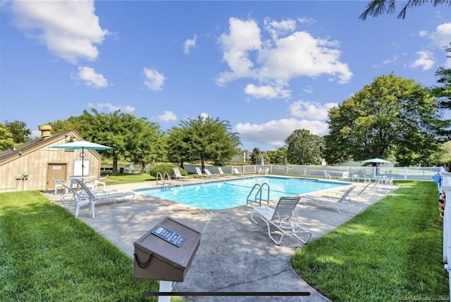 85 Viscount Dr Unit 4E, Milford, CT 06460 - community pool featuring a patio