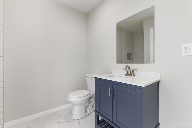 231 Lincolndale Dr, Waterbury, CT 06704 - full bathroom featuring marble look tiles, vanity, and a shower