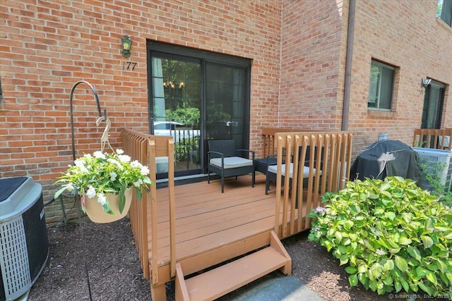 177 New Britain Ave Unit 177, Farmington, CT 06085 - wooden deck featuring a grill