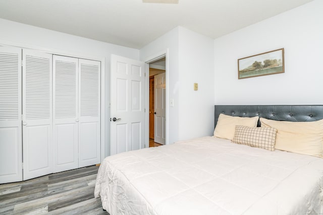 117 Woodside St, Putnam, CT 06260 - bedroom with wood finished floors and a closet