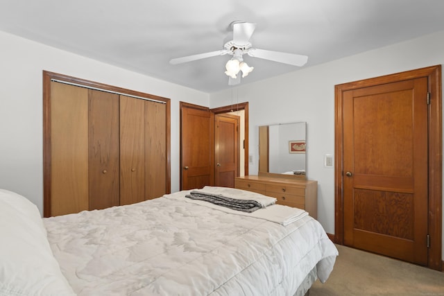 8 Nelson Dr, East Lyme, CT 06333 - bedroom with carpet flooring and a ceiling fan