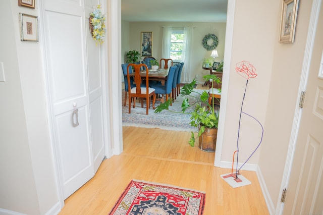 95 Holly Mar Hill Rd, North Branford, CT 06472 - hall with wood finished floors and baseboards